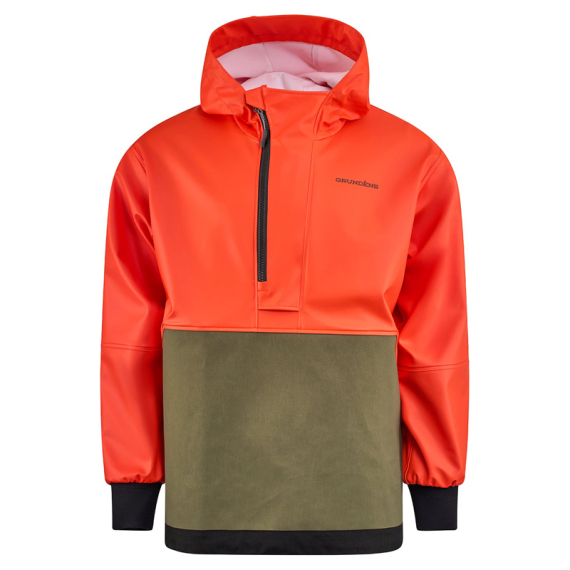 Grundéns Neptune Armored Anorak Orange/Olive i gruppen Klær Og Fottøy / Klær / Jakker / Regnjakke hos Sportfiskeprylar.se (10208-811-0014r)