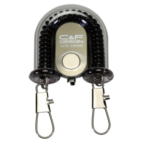 C&F 2-in-1 Retractor w Fly Catcher Black (CFA-70WF) i gruppen Utstyr Og Tilbehør / Pin-On Reel hos Sportfiskeprylar.se (1120052)