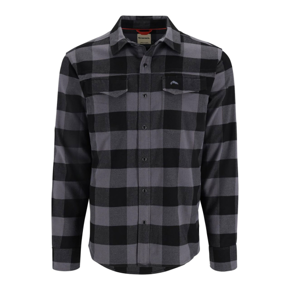 Simms Gallatin Flannel Shirt Slate Buffalo Check Plaid i gruppen Klær Og Fottøy / Klær / Skjorter hos Sportfiskeprylar.se (11896-1209-20r)