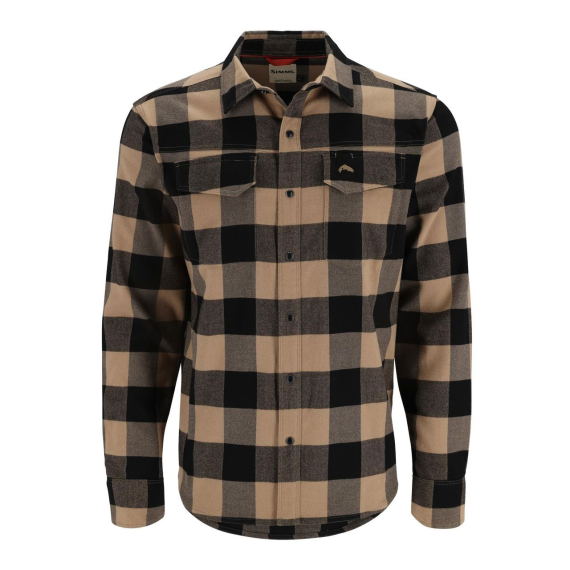 Simms Gallatin Flannel Shirt Cork Buffalo Check Plaid i gruppen Klær Og Fottøy / Klær / Skjorter hos Sportfiskeprylar.se (11896-1220-20r)