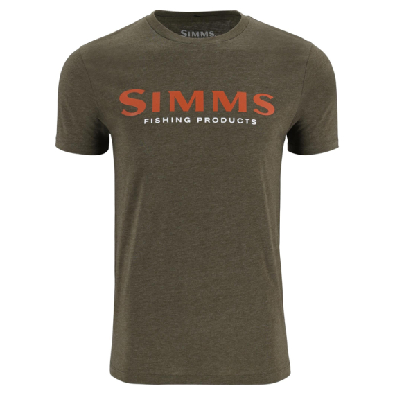 Simms Logo T-Shirt Loden Heather i gruppen Klær Og Fottøy / Klær / T-Skjorte hos Sportfiskeprylar.se (12803-1274-20r)