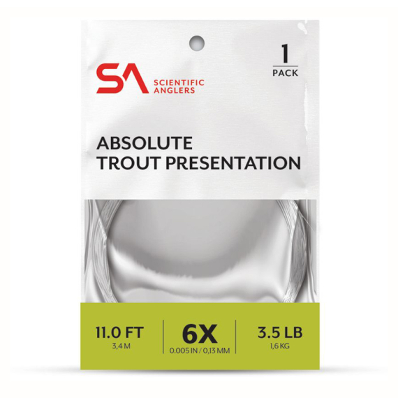 SA Absolute Trout Presentation Leader 11\' i gruppen Kroker Og Terminal Takkel / Ledere Og Fortommsmaterialer / Ferdiglagde Fortommer / Tappert Fortomm hos Sportfiskeprylar.se (134026r)