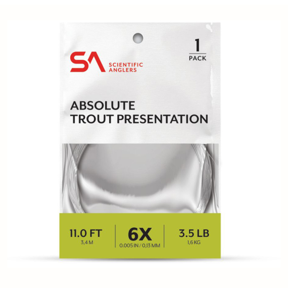 SA Absolute Trout Presentation Leader 14\' i gruppen Kroker Og Terminal Takkel / Ledere Og Fortommsmaterialer / Ferdiglagde Fortommer / Tappert Fortomm hos Sportfiskeprylar.se (134095r)