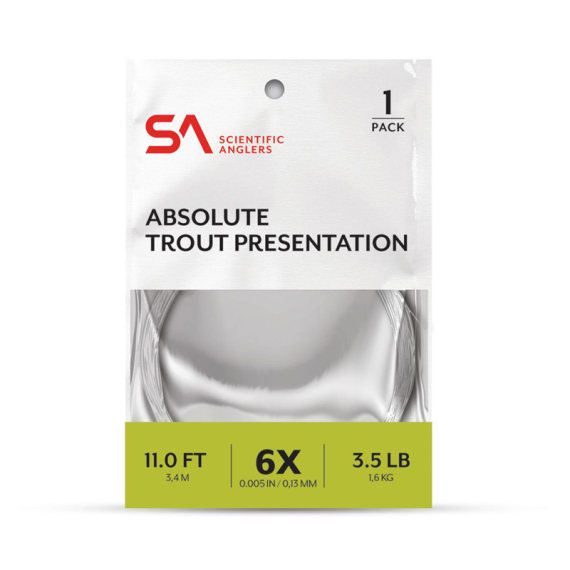 SA Absolute Trout Presentation Leader 14\' i gruppen Kroker Og Terminal Takkel / Ledere Og Fortommsmaterialer / Ferdiglagde Fortommer / Tappert Fortomm hos Sportfiskeprylar.se (134095r)