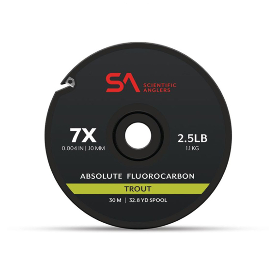 SA Absolute Fluorocarbon Trout Tippet Material i gruppen Kroker Og Terminal Takkel / Ledere Og Fortommsmaterialer / Fortommsmaterialer / Fortommsmateriale Fluefiske hos Sportfiskeprylar.se (135450r)