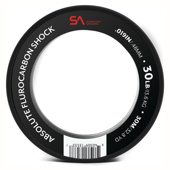 SA Absolute Fluorocarbon Shock Tippet Material 0,45mm i gruppen Kroker Og Terminal Takkel / Ledere Og Fortommsmaterialer / Fortommsmaterialer / Fortommsmateriale Fluefiske hos Sportfiskeprylar.se (135597r)