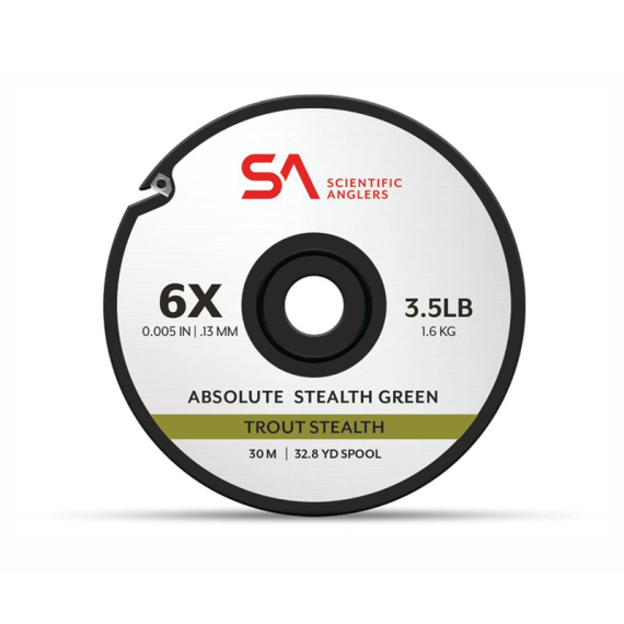 SA Absolute Trout Stealth Tippet Tippet Material i gruppen Kroker Og Terminal Takkel / Ledere Og Fortommsmaterialer / Fortommsmaterialer / Fortommsmateriale Fluefiske hos Sportfiskeprylar.se (135757r)