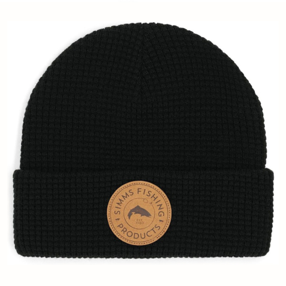 Simms Everyday Waffle Knit Beanie Black i gruppen Klær Og Fottøy / Caps Og Annet Hodeplagg / Luer Og Annet Hodeplagg hos Sportfiskeprylar.se (13786-001-00)