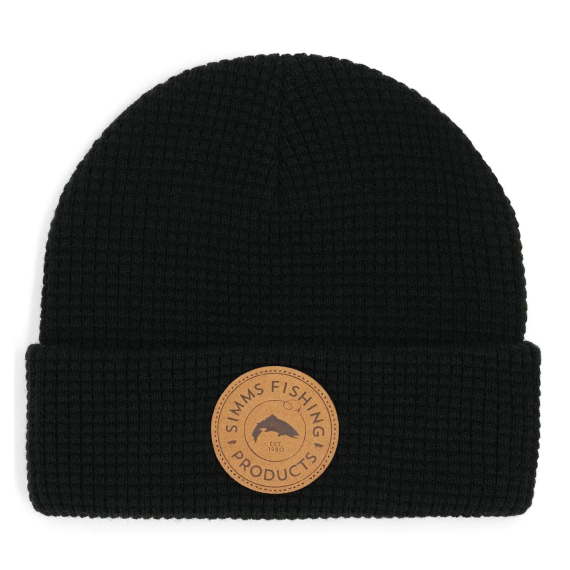 Simms Everyday Waffle Knit Beanie Black i gruppen Klær Og Fottøy / Caps Og Annet Hodeplagg / Luer Og Annet Hodeplagg hos Sportfiskeprylar.se (13786-001-00)