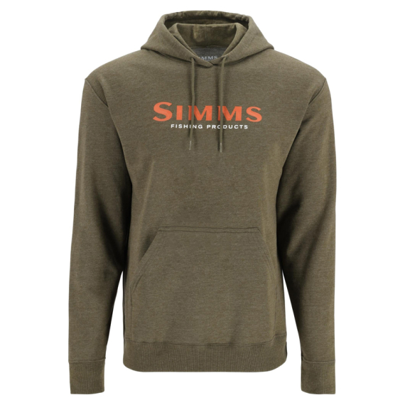 Simms Logo Hoody Military Heather i gruppen Klær Og Fottøy / Klær / Gensere / Hettegensere hos Sportfiskeprylar.se (14143-914-20r)