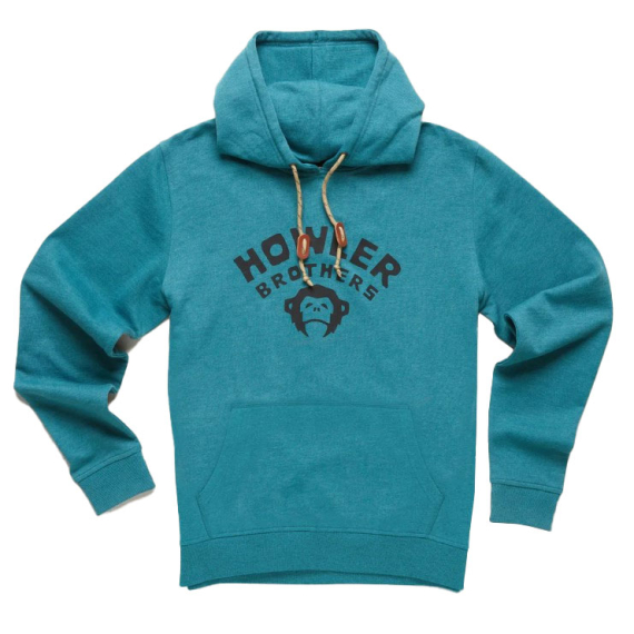 Howler Pull Over Hoodie Camp Howler Petrol Heather i gruppen Klær Og Fottøy / Klær / Gensere / Hettegensere hos Sportfiskeprylar.se (154222F-PET-Mr)