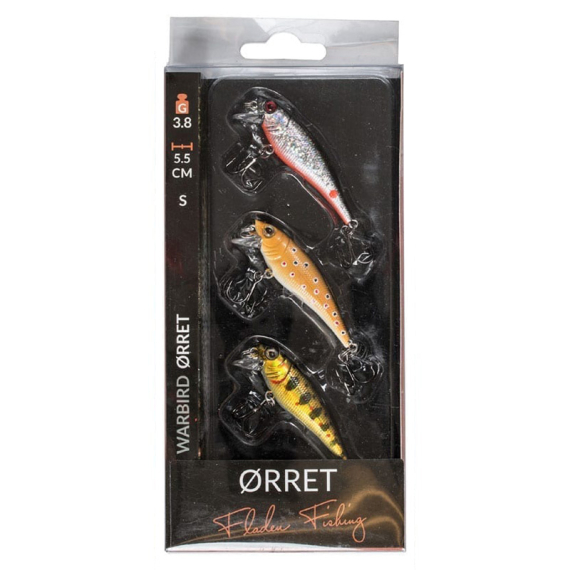 Fladen Warbird Trout 5,5cm 3,8g 3pcs Realistic i gruppen Sluker / Sluksett / Sluksett Ørret Og Putntake Fiske hos Sportfiskeprylar.se (18-345501)