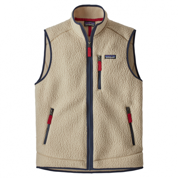 Patagonia M\'s Retro Pile Vest El Cap Khaki i gruppen Klær Og Fottøy / Klær / Vester / Hverdags Vest hos Sportfiskeprylar.se (22821-ELKH-r)