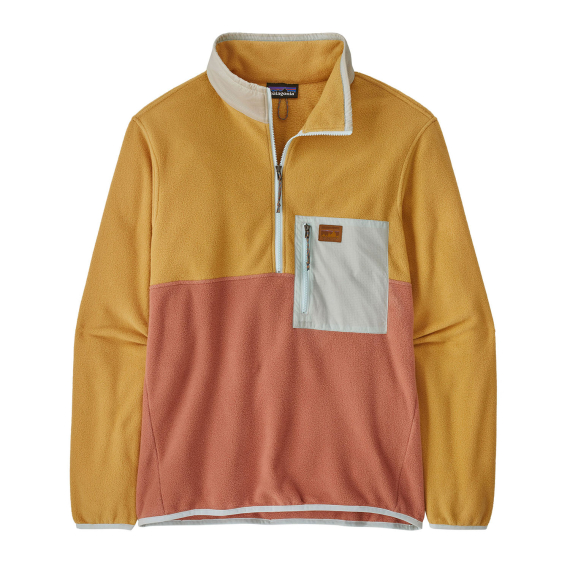 Patagonia M\'s Microdini 1/2 Zip P/O Sienna Clay i gruppen Klær Og Fottøy / Klær / Gensere / Fleecegenser hos Sportfiskeprylar.se (26200-SINY-Mr)