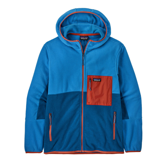 Patagonia M\'s Microdini Hoody Endless Blue i gruppen Klær Og Fottøy / Klær / Gensere / Fleecegenser hos Sportfiskeprylar.se (26210-ENLB-Sr)