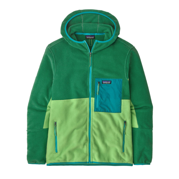 Patagonia M\'s Microdini Hoody Glisten Green i gruppen Klær Og Fottøy / Klær / Gensere / Fleecegenser hos Sportfiskeprylar.se (26210-GLTN-Sr)