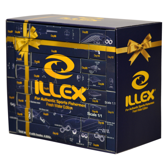 Illex Advent Calendar Fresh Water 2024 i gruppen Annen / Gaver & Gaveguider / Adventskalender hos Sportfiskeprylar.se (29-48731)