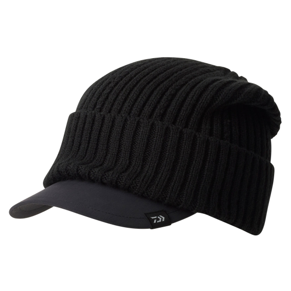 Daiwa Knit Cap With Brim - Black i gruppen Klær Og Fottøy / Caps Og Annet Hodeplagg / Caps hos Sportfiskeprylar.se (32-223231)