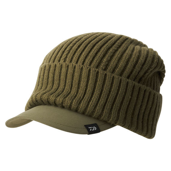 Daiwa Knit Cap With Brim - Olive i gruppen Klær Og Fottøy / Caps Og Annet Hodeplagg / Caps hos Sportfiskeprylar.se (32-223233)