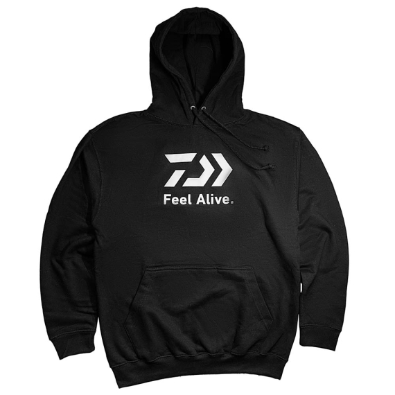 Daiwa D-Vec Feel Alive Hoodie Black i gruppen Klær Og Fottøy / Klær / Gensere / Hettegensere hos Sportfiskeprylar.se (32-223561r)