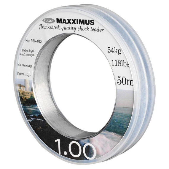 Fladen Maxximus Flexi-Shock Leader 50m i gruppen Kroker Og Terminal Takkel / Ledere Og Fortommsmaterialer / Fortommsmaterialer / Fortommsmateriale Monofilament hos Sportfiskeprylar.se (356-100r)