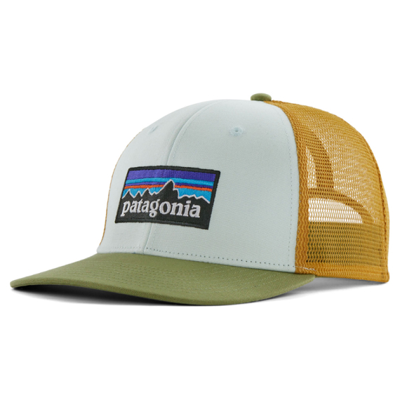 Patagonia P-6 Logo Trucker Hat, Wispy Green i gruppen Klær Og Fottøy / Caps Og Annet Hodeplagg / Caps / Trucker Caps hos Sportfiskeprylar.se (38289-WPYG-ALL)