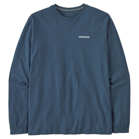 Patagonia M\'s L/S P-6 Logo Responsibili-Tee Utility Blue i gruppen Klær Og Fottøy / Klær / T-Skjorte hos Sportfiskeprylar.se (38518-UTB-Sr)