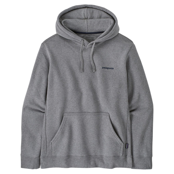 Patagonia Boardshort Logo Uprisal Hoody Gravel Heather i gruppen Klær Og Fottøy / Klær / Gensere / Hettegensere hos Sportfiskeprylar.se (39665-GLH-Sr)