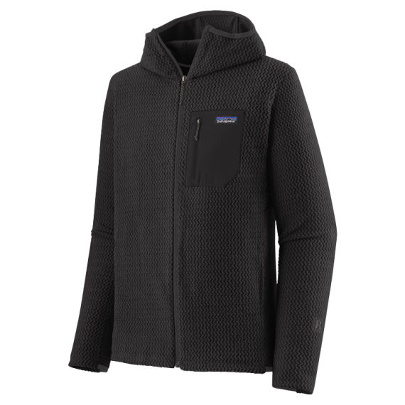 Patagonia M\'s R1 Air Full-Zip Hoody Black i gruppen Klær Og Fottøy / Klær / Gensere / Hettegensere hos Sportfiskeprylar.se (40255-BLK-Sr)