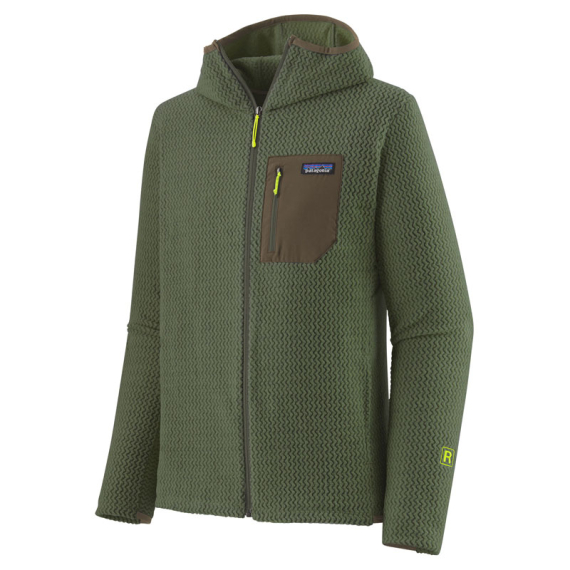 Patagonia M\'s R1 Air Full-Zip Hoody Torrey Pine Green i gruppen Klær Og Fottøy / Klær / Gensere / Hettegensere hos Sportfiskeprylar.se (40255-TPGN-Sr)