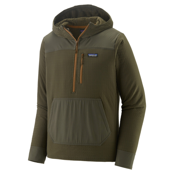 Patagonia M\'s R2 TechFace P/O Pine Needle Green i gruppen Klær Og Fottøy / Klær / Gensere / Hettegensere hos Sportfiskeprylar.se (41765-PNGR-Sr)