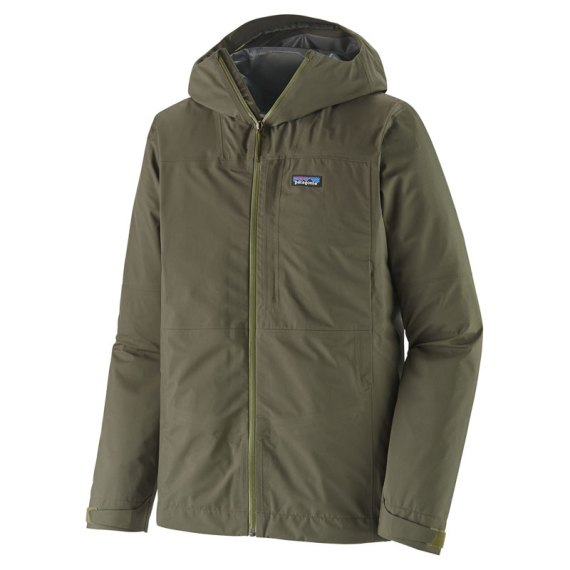 Patagonia M\'s Boulder Fork Rain Jacket Basin Green i gruppen Klær Og Fottøy / Klær / Jakker / Regnjakke hos Sportfiskeprylar.se (85140-BSNG-Sr)