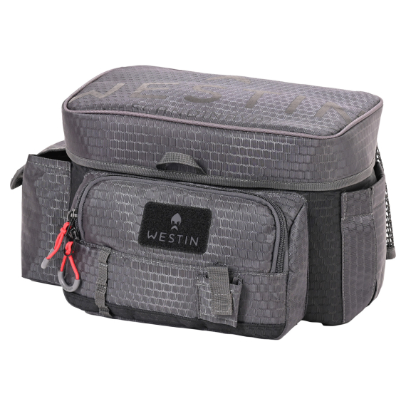 Westin W4 Waist Pack 4 Boxes Large Titanium Black i gruppen Oppbevaring / Takkelmapper / Hoftebelte hos Sportfiskeprylar.se (A243-988-L)