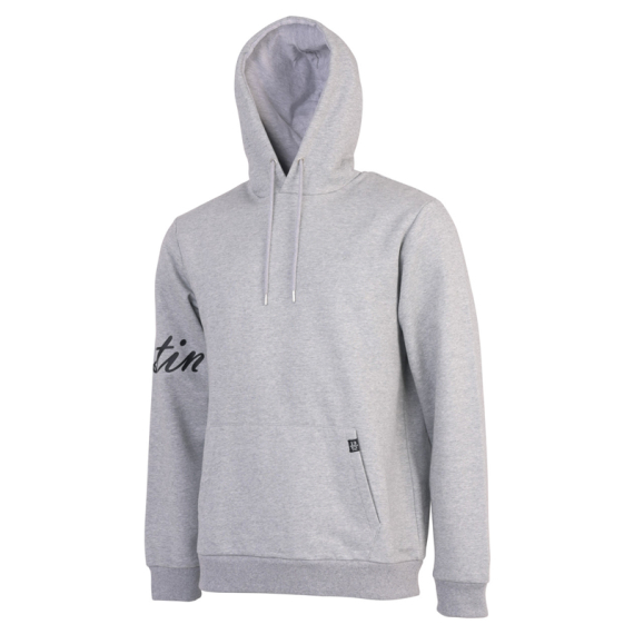 Westin Script Hoodie Grey Melange i gruppen Klær Og Fottøy / Klær / Gensere / Hettegensere hos Sportfiskeprylar.se (A256-503-Sr)