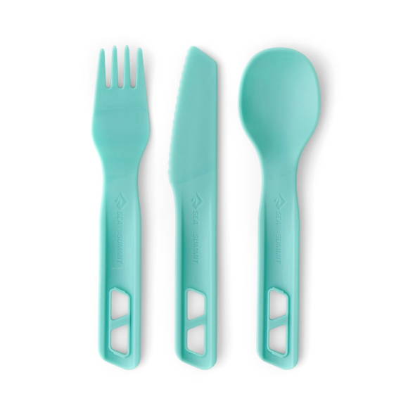 Sea To Summit Passage Cutlery Set 3pcs Blue i gruppen Outdoor / Feltkjøkken Og Redskaper / Bestikk Og Tilbehør hos Sportfiskeprylar.se (ACK035021-120207)