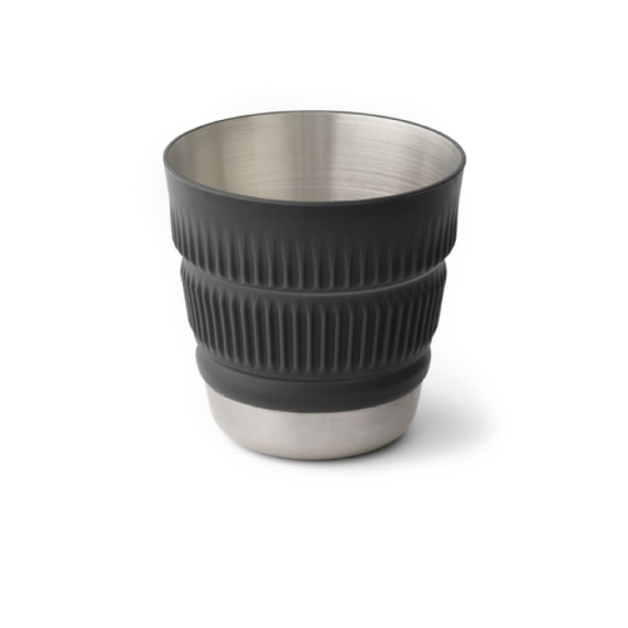 Sea To Summit Detour Stainless Steel Collapsible Mug Black i gruppen Outdoor / Feltkjøkken Og Redskaper / Kopper Og Mugger hos Sportfiskeprylar.se (ACK039031-050101)