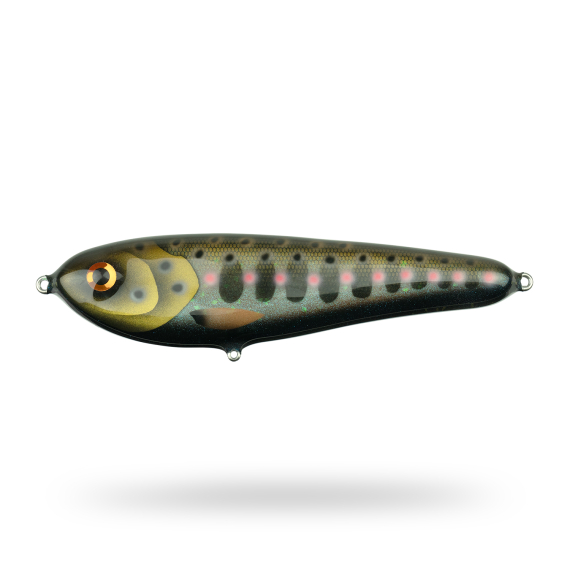 Wolfcreek Big Bad Wolf 20cm, 150g - Black Smolt UV i gruppen Sluker / Håndlagde Baits / Håndlagde Jerkbaits hos Sportfiskeprylar.se (BIGBADCR175)