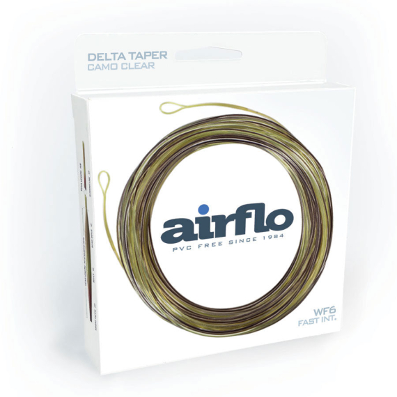 Airflo Delta Clear Camo Fast Intermediate Fly Line i gruppen Snører / Skyteliner / Enhåndssnøre hos Sportfiskeprylar.se (CL-WF5FI-CAMOr)