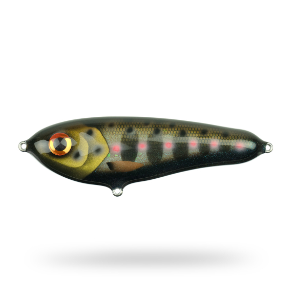 Wolfcreek The Cub 13cm, 60g - Black Smolt UV i gruppen Sluker / Håndlagde Baits / Håndlagde Jerkbaits hos Sportfiskeprylar.se (CUBCR175)