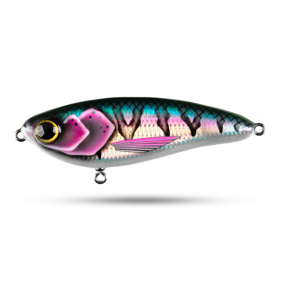 Elfbaits Swim 15cm, 100g - Psychedelic Shad i gruppen Sluker / Håndlagde Baits / Håndlagde Jerkbaits hos Sportfiskeprylar.se (EFLBAITSS1)