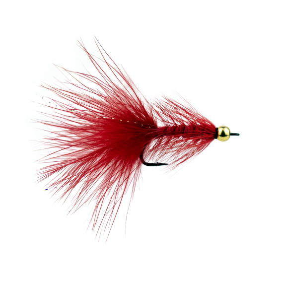 Wolly Bugger BH Red # 6 i gruppen Sluker / Fluer / Streamere hos Sportfiskeprylar.se (F30-1055-6)