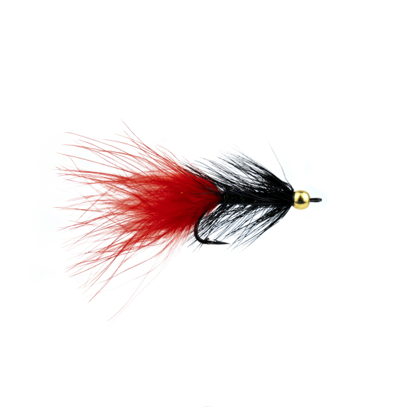 Wolly Bugger BH Red/Black # 6 i gruppen Sluker / Fluer / Streamere hos Sportfiskeprylar.se (F30-1092-6)