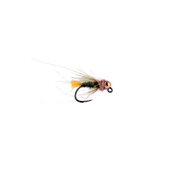 Orange Hot Spot Jig Nymph TB # 12 i gruppen Sluker / Fluer / Nymfer hos Sportfiskeprylar.se (F30-1096-12)