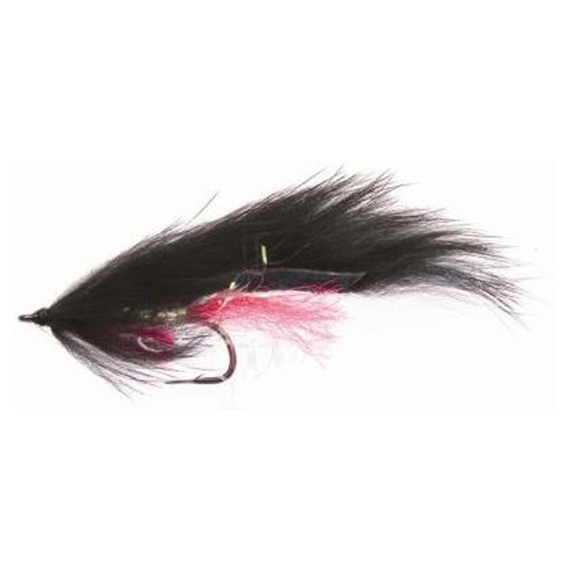 Zonker Minnow Black Daiichi 2421 #6 i gruppen Sluker / Fluer / Streamere hos Sportfiskeprylar.se (FL54025)