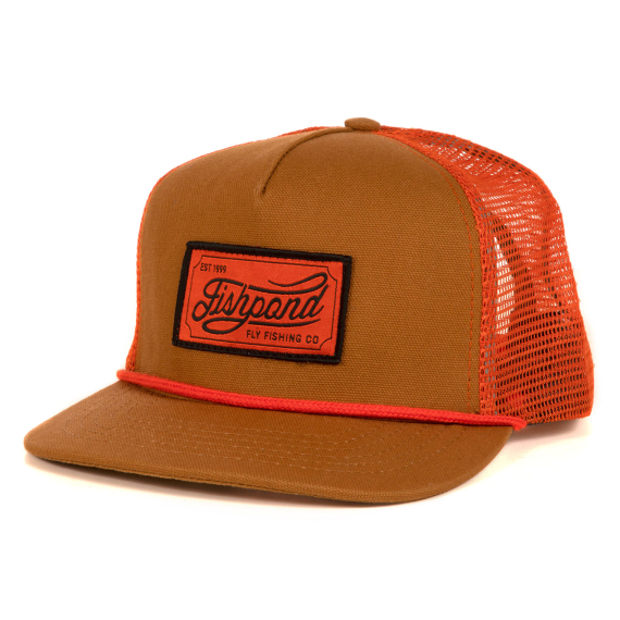 Fishpond Heritage Trucker Hat - Sandbar/Orange i gruppen Klær Og Fottøy / Caps Og Annet Hodeplagg / Caps / Trucker Caps hos Sportfiskeprylar.se (HTH-S-O)