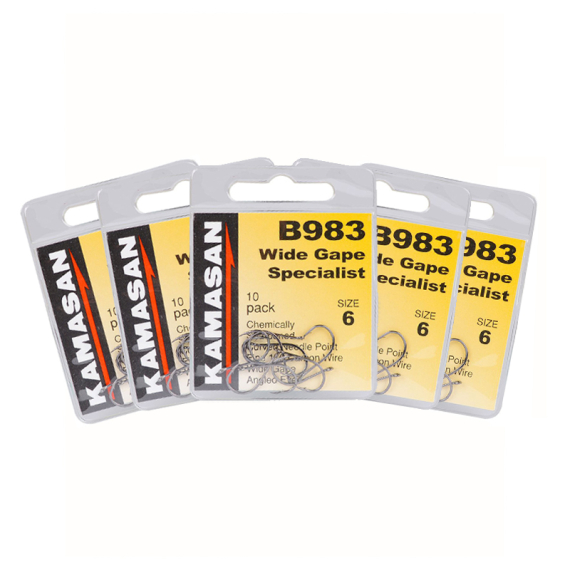 Kamasan B983 Wide Gape Specialist 10-pack x5 i gruppen Kroker Og Terminal Takkel / Kroker / Specimen Kroker hos Sportfiskeprylar.se (KAMASANB983PACK)