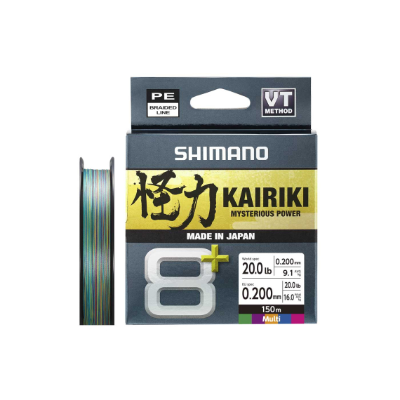 Shimano Kairiki 8+ 150m Multi i gruppen Snører / Multifilament hos Sportfiskeprylar.se (LDM58XE0606015Mr)