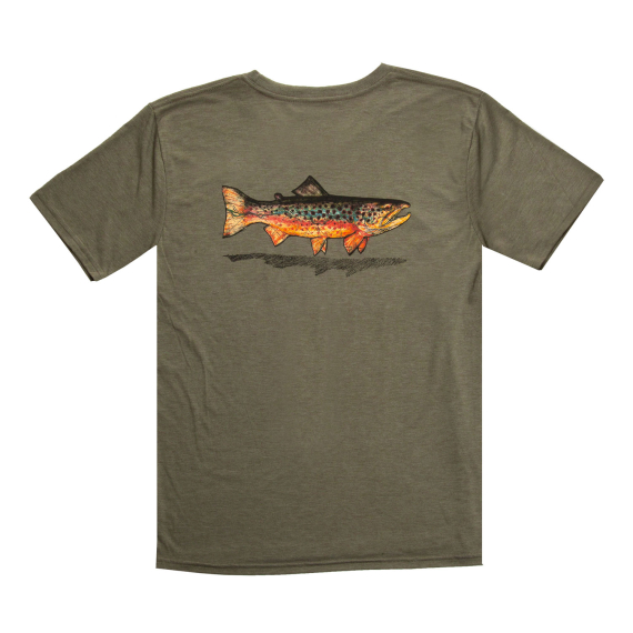 Fishpond Local T-shirt Olive i gruppen Klær Og Fottøy / Klær / T-Skjorte hos Sportfiskeprylar.se (LS-O-Mr)