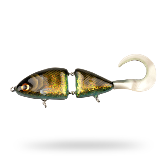 Mälaren Lures Fathead Swimbait 17cm, 125g - Per Glitter Gold i gruppen Sluker / Håndlagde Baits / Håndlagde Swimbaits hos Sportfiskeprylar.se (MLFHS17-4)