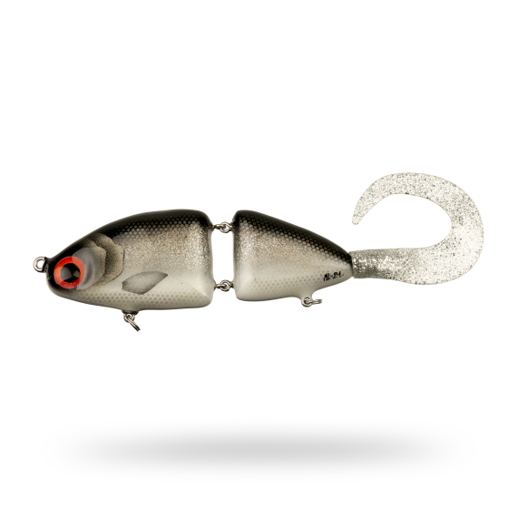 Mälaren Lures Fathead Swimbait 17cm, 125g - Black And White i gruppen Sluker / Håndlagde Baits / Håndlagde Swimbaits hos Sportfiskeprylar.se (MLFHS17-5)